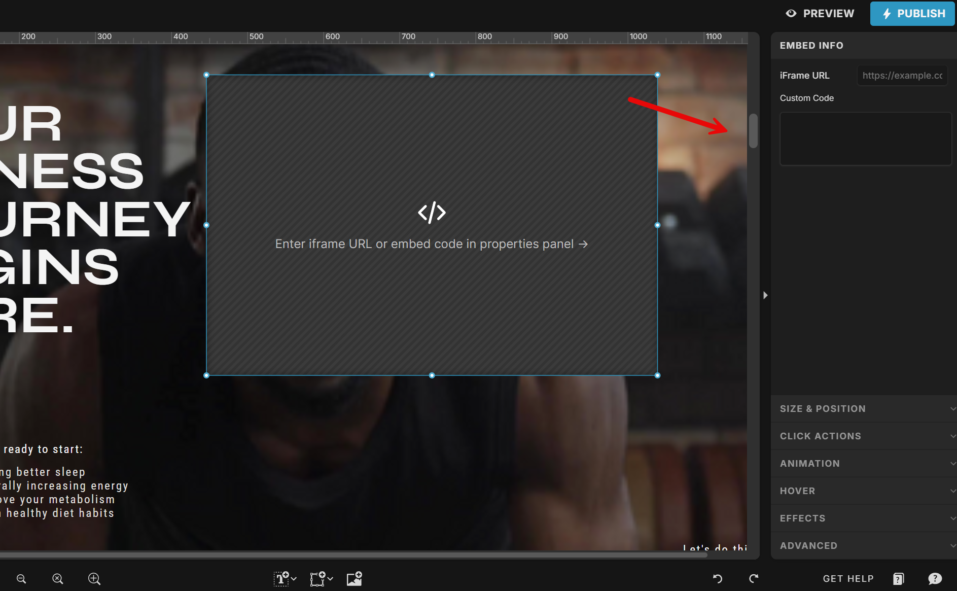 Add a Showit quiz to your site.