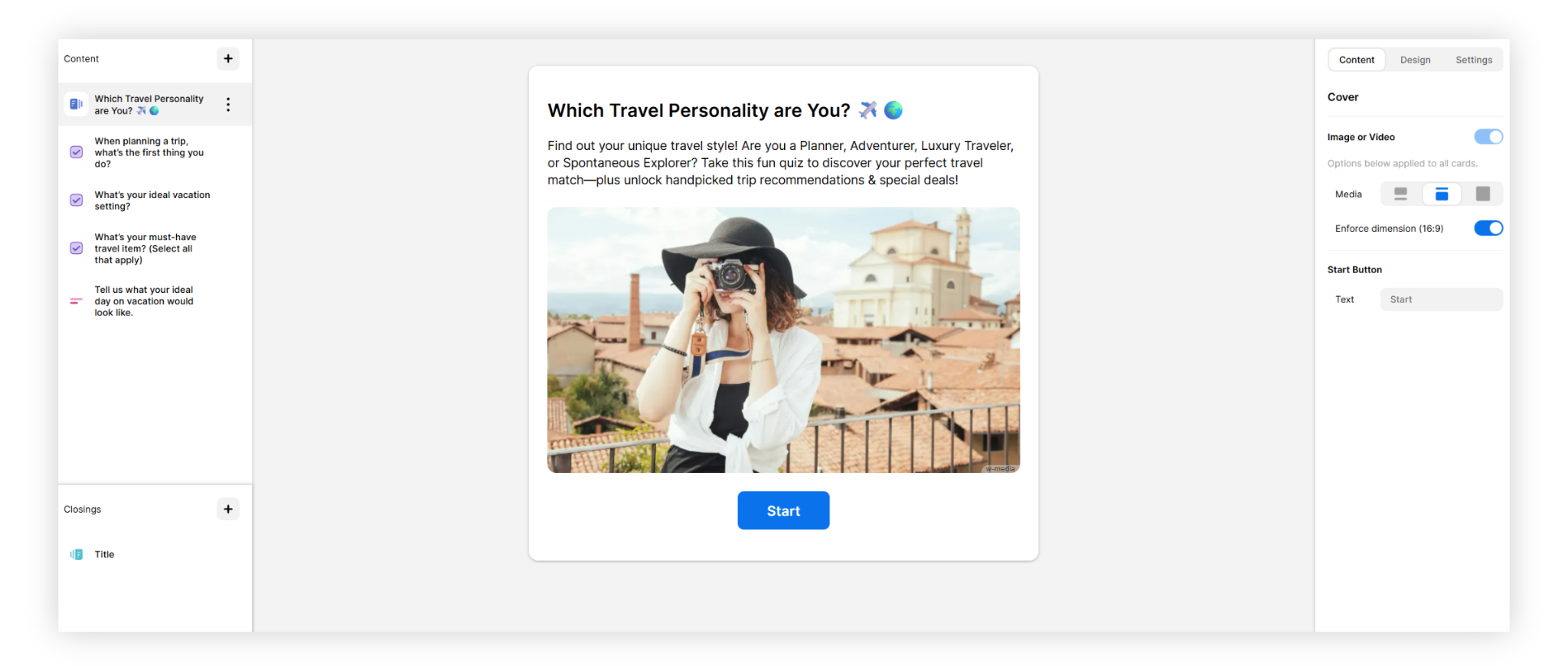 Opinion Stage is one of the best online quiz makers.