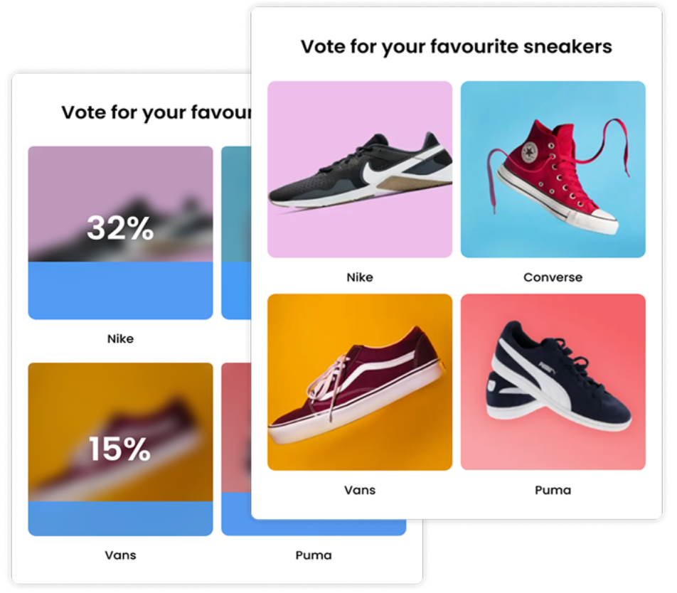 An interactive poll you can create with the Opinion Stage poll maker.